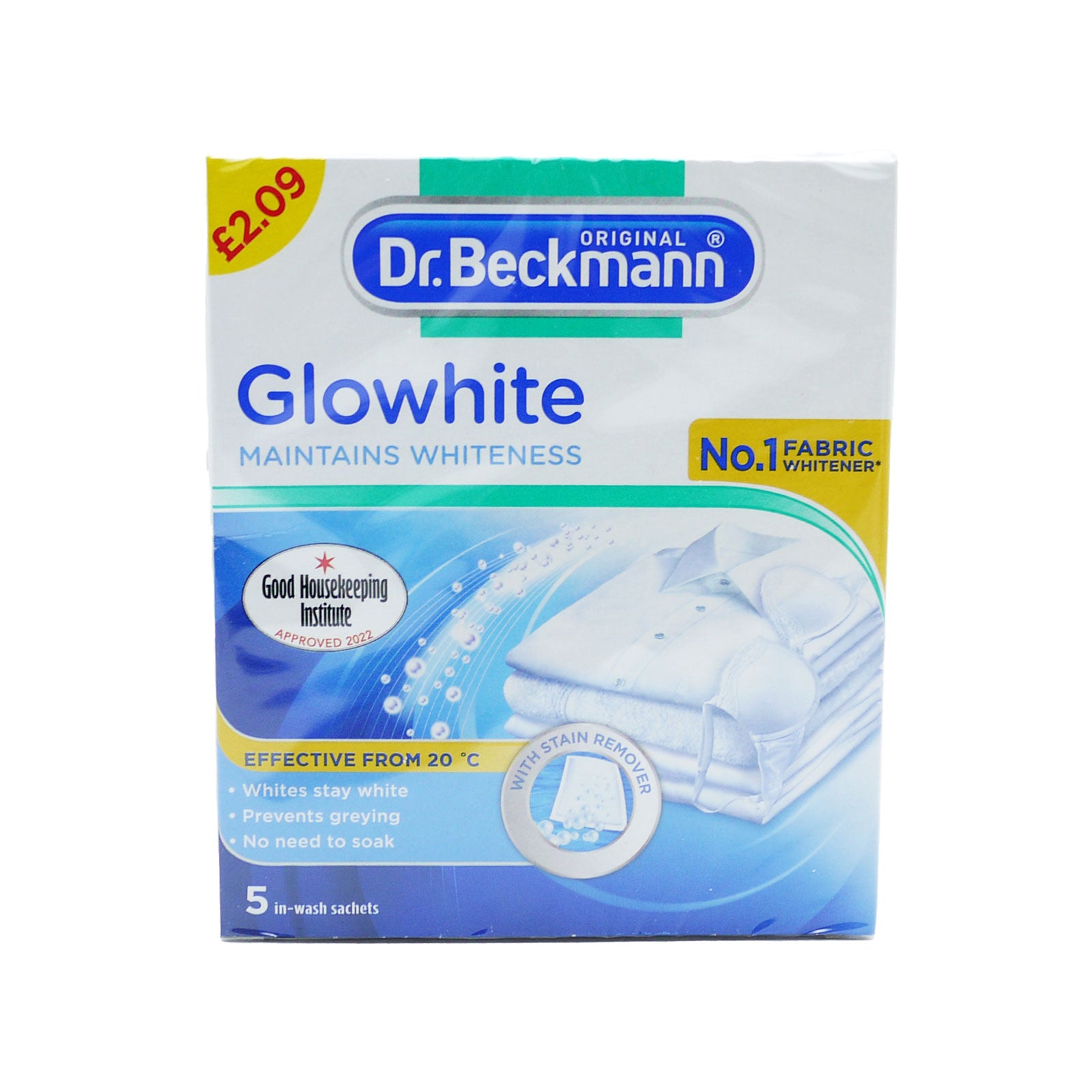 Dr Beckmann Original Glowhite +40% 5 Sachets Dr Beckmann Original Glowhite +40% 5 Sachets